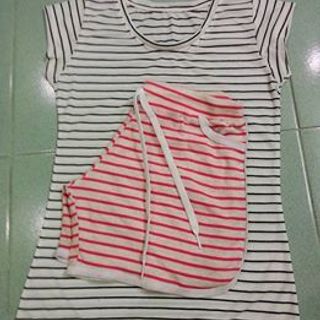 Bộ thun cotton mặc nhà
