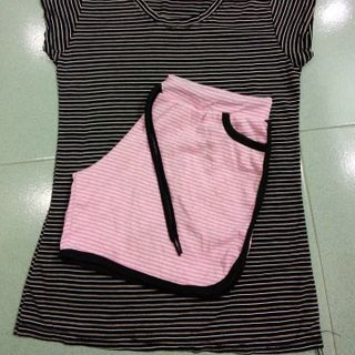Bộ thun cotton mặc nhà