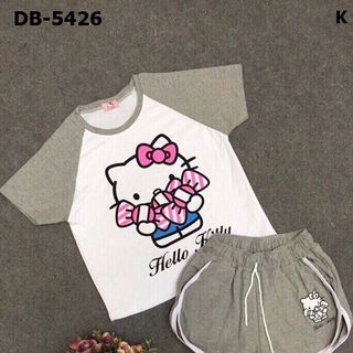 Db-5426 đồ bộ nữ xám hello kitty