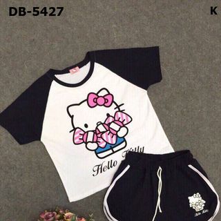 Db-5427 đồ bộ nữ đen hello kitty