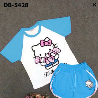 Db-5428 đồ bộ nữ xanh hello kitty