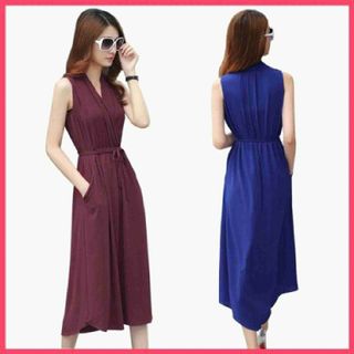 Đầm dạo phố đắp chéo cổ v 1818