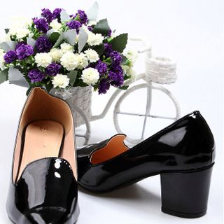 Giày cao cấpgiày nữ công sở đế vuông poker - cs005