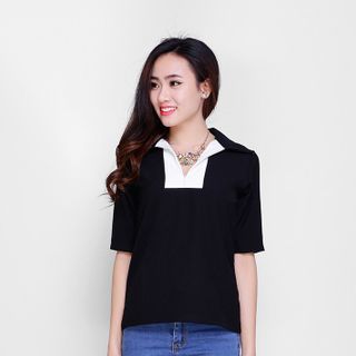 Áo sơ mi phối màu