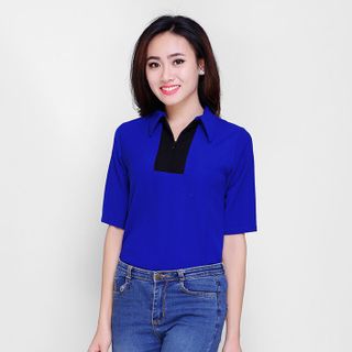 Áo sơ mi phối màu