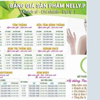 Mỹ phảm nellyp giá sỉ