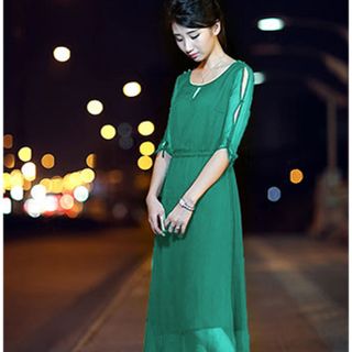 Đầm maxi xe tà 2 bên