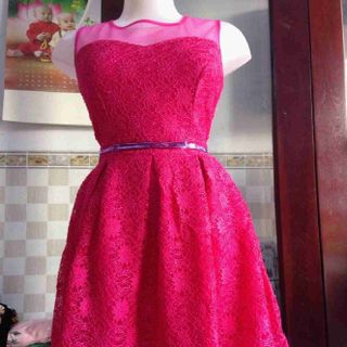 Đầm xoè ren cực re