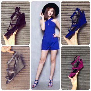Xuồng bính gót vân gỗ cnk