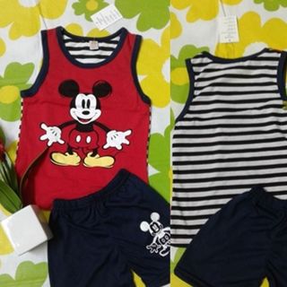 Bộ đồ ba lỗ họa tiết mickey