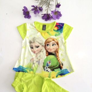 500 bộ bé gái chị em elsa ri 8