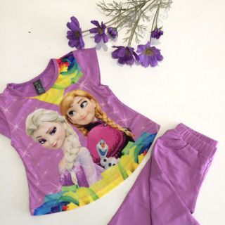 500 bộ bé gái chị em elsa ri 8