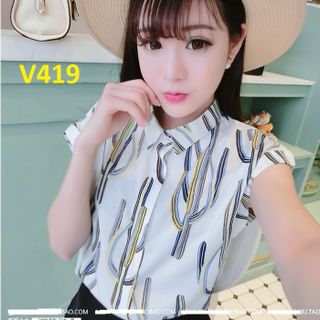 V419 - áo voan - size ml