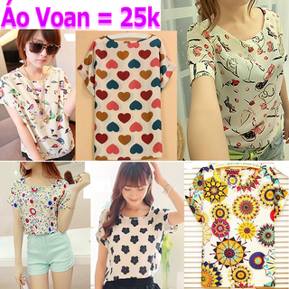 25k áo nữ họa tiết