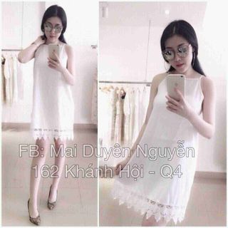Đầm cotton lạnh