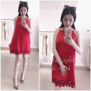 Đầm cotton lạnh
