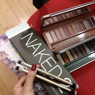 Bảng 12 màu mắt naked eye palette chổi đánh mắt 2 đầu siêu mềm giá sỉ