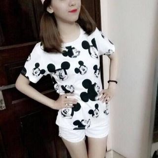 Ao thun nu mickey toan than
