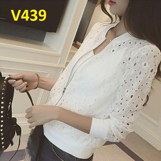 V439 - áo khoác ren -