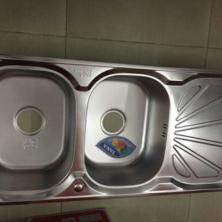 Chậu rửa rossi kinh tế cao ra 03 chậu 2 hố 1 bàn