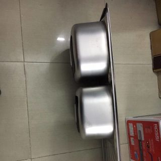 Chậu rửa rossi kinh tế cao ra 03 chậu 2 hố 1 bàn