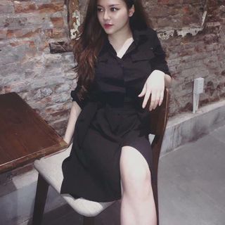 d2455 đầm sơ mi giá sỉ