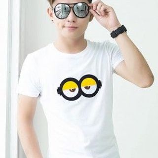 Áo thun nam cổ tròn minion