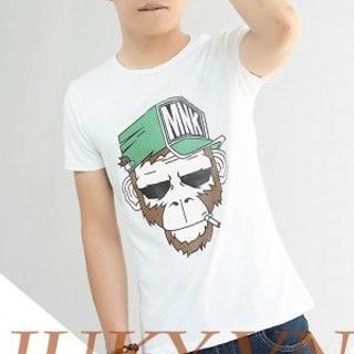 Áo thun nam cổ tròn monkey