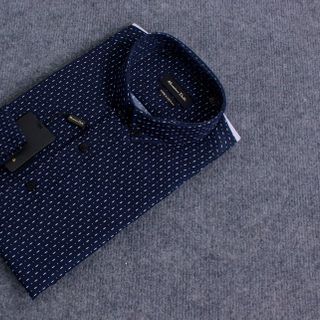 ■sơ mi massimo dutti form slimfit họa tiết tay dài ■