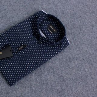 ■sơ mi massimo dutti form slimfit họa tiết tay dài ■