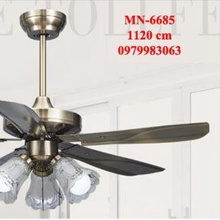 Đèn quạt trần trang trí mn-6685 giá sỉ