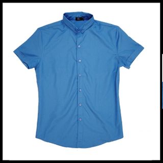hàng xưởng - giá sỉ sơ mi trơn cổ bẻ vải mỹ