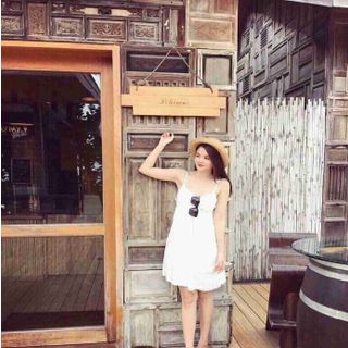Đầm ren 2 dây