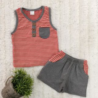 Bộ cotton 3 khuy