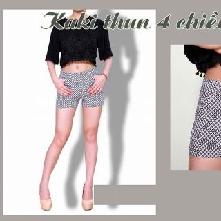 Quần short kaki co giãn 4 chiều
