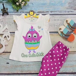 Bộ haha gà màu tím giá sỉ