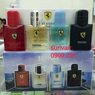Set 4 nước hoa ferrari với hương thơm quyến rũ 4 mùi-207