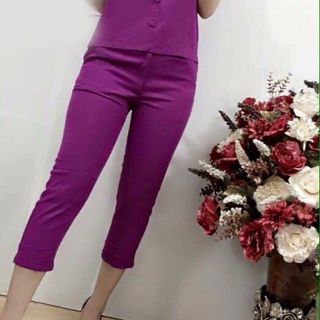Đồ bộ áo sát nách quần lửng trơn màuhm1141