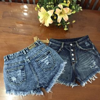 Short jean 4 nút