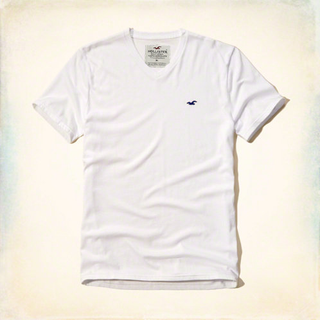 Áo thun 100 cotton cổ tim holis