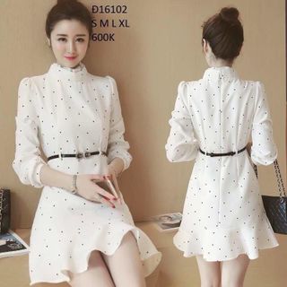Đầm cô tru in bi bèo lai