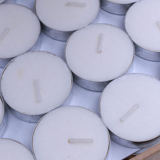 Hộp 50 nến tealight Eden Candle tem P EDC0313 (Trắng)