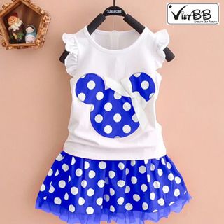 Váy mickey chấm bi