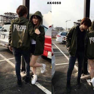 Áo khoác đôi kaki yeezus đỏ
