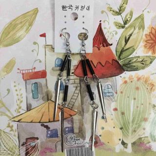 bông tai xi thái giá sỉ 11k/đôi