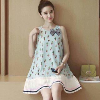 Đầm hoa xương rồng đuôi dập ly