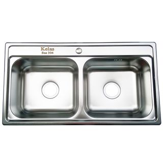 Chậu rửa bát inox 304 hai ngăn rửa giá sỉ