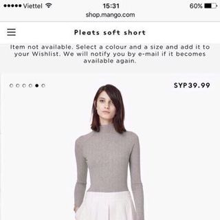 Quần váy skort mango