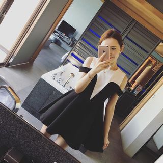 Váy sexy phối- chuyên bỏ sỉ sll