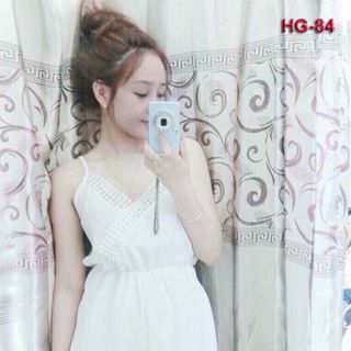 Jum đắp chéo phối ren 2 màu trắng đen